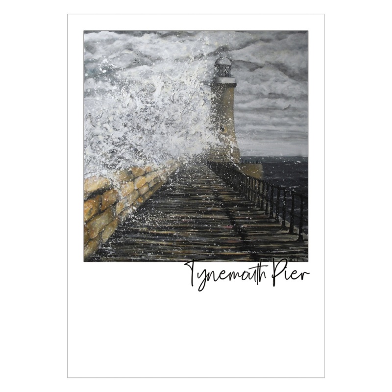 Tynemouth Pier Postcard